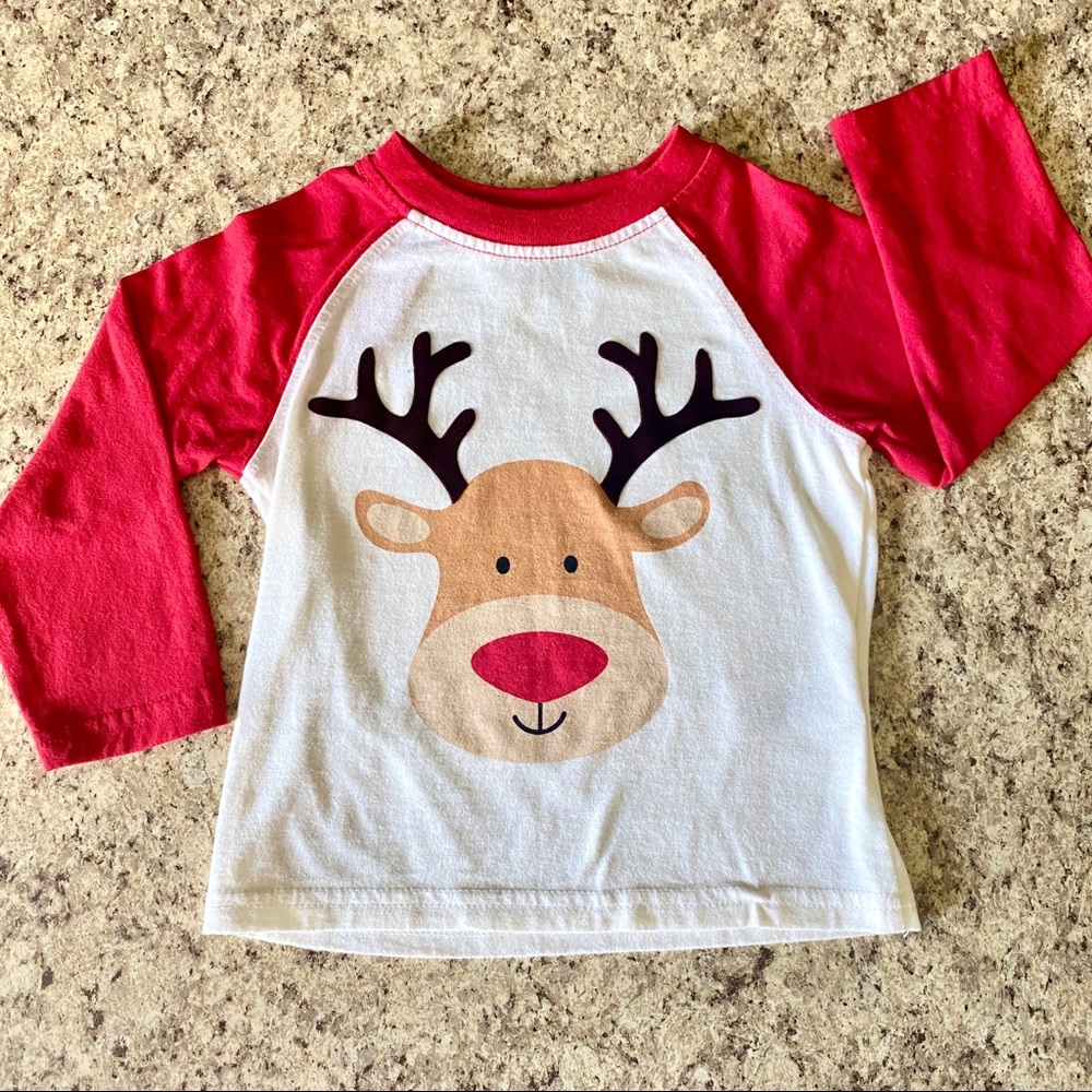 Holiday Time Reindeer Shirt Size 2T